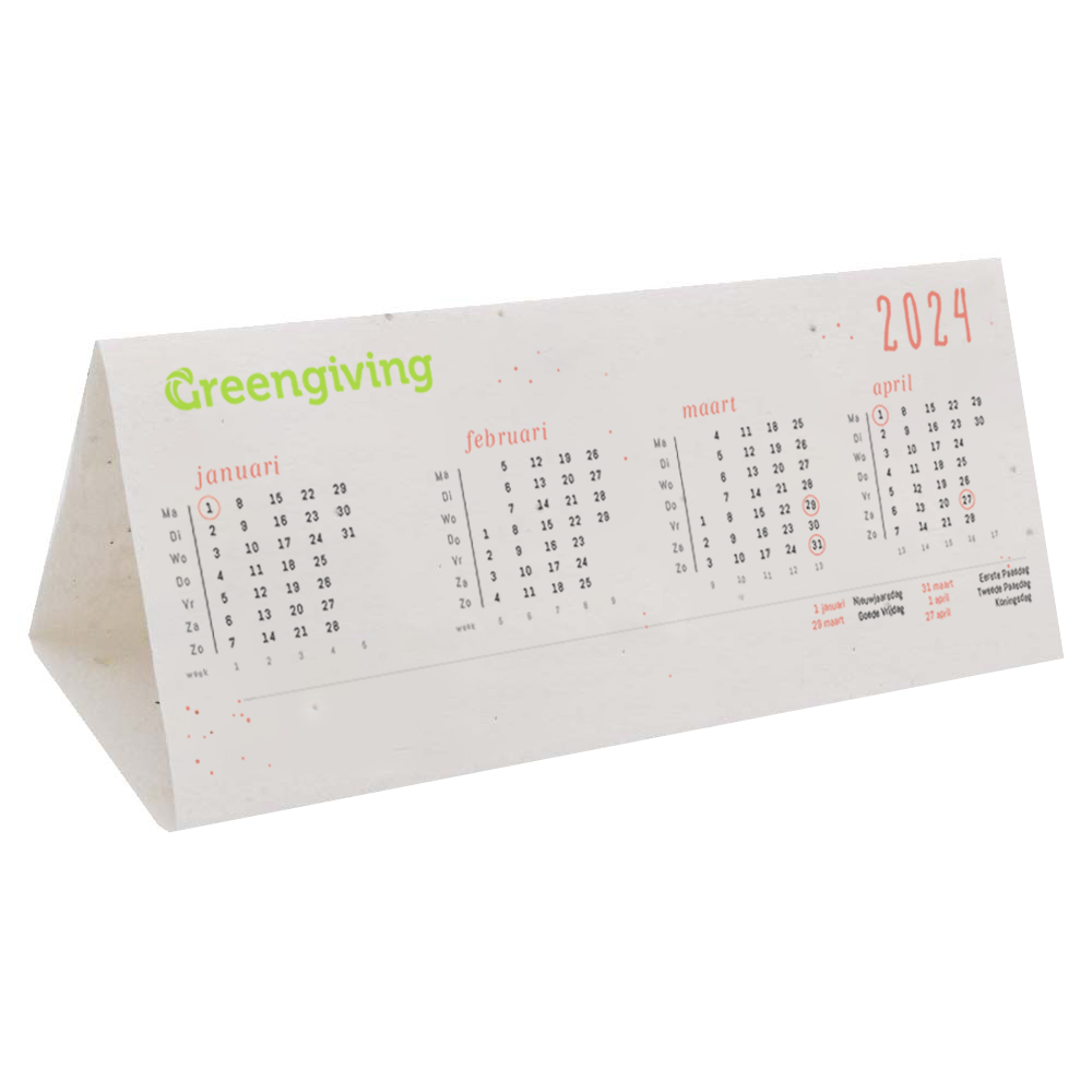 Kalender | 200 gr./m2 | Eco geschenk